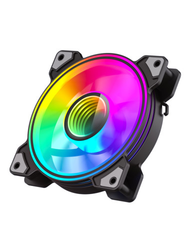 Gamemax Case Fan | DUAL RING INFINITY BK | Black