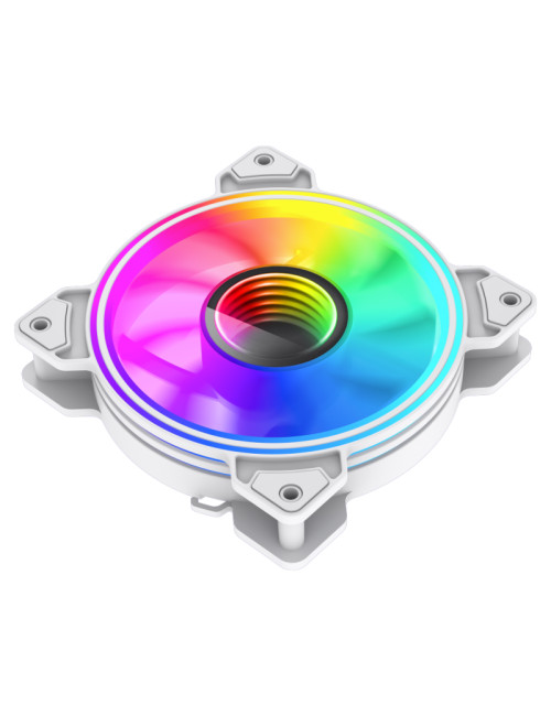Gamemax Case Fan | DUAL RING INFINITY WH | White