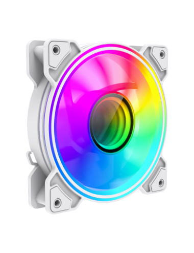 Gamemax Case Fan | DUAL RING INFINITY WH | White