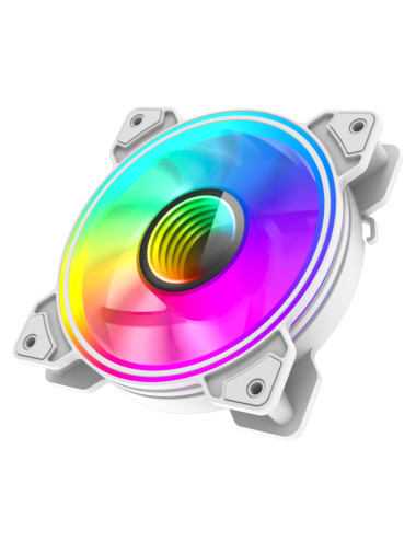 Gamemax Case Fan | DUAL RING INFINITY WH | White