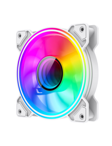 Gamemax Case Fan | DUAL RING INFINITY WH | White