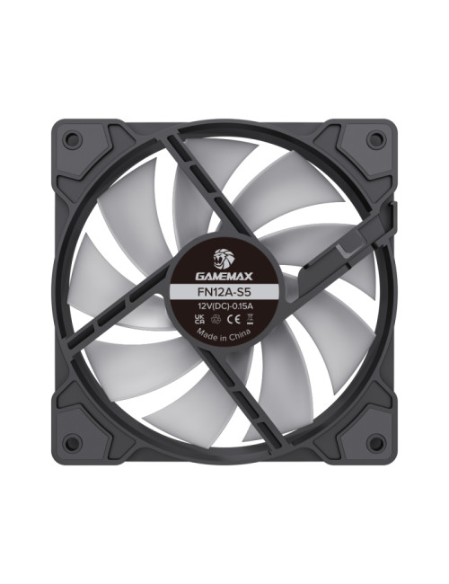 Gamemax Case Fan | FN12A-S5 | Black