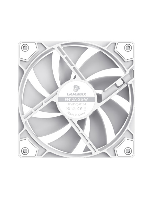 Gamemax Case Fan | FN12A-S5-W | White