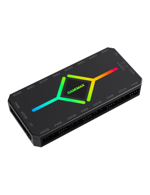 Gamemax | V4.0 ARGB PWM HUB BK | Hub for Gaming Chassis