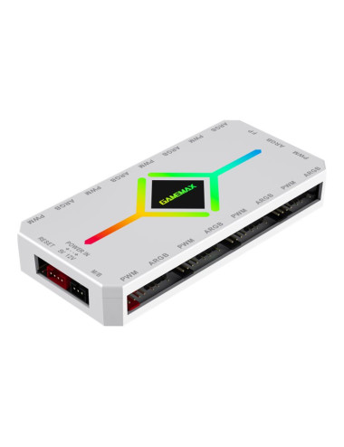 Gamemax | V4.0 ARGB PWM HUB WT | Hub for Gaming Chassis