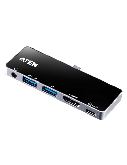 Aten UH3238 USB-C Travel Dock with Power Pass-Through | Aten | USB-C Travel Dock with Power Pass-Through | UH3238-AT | Dock