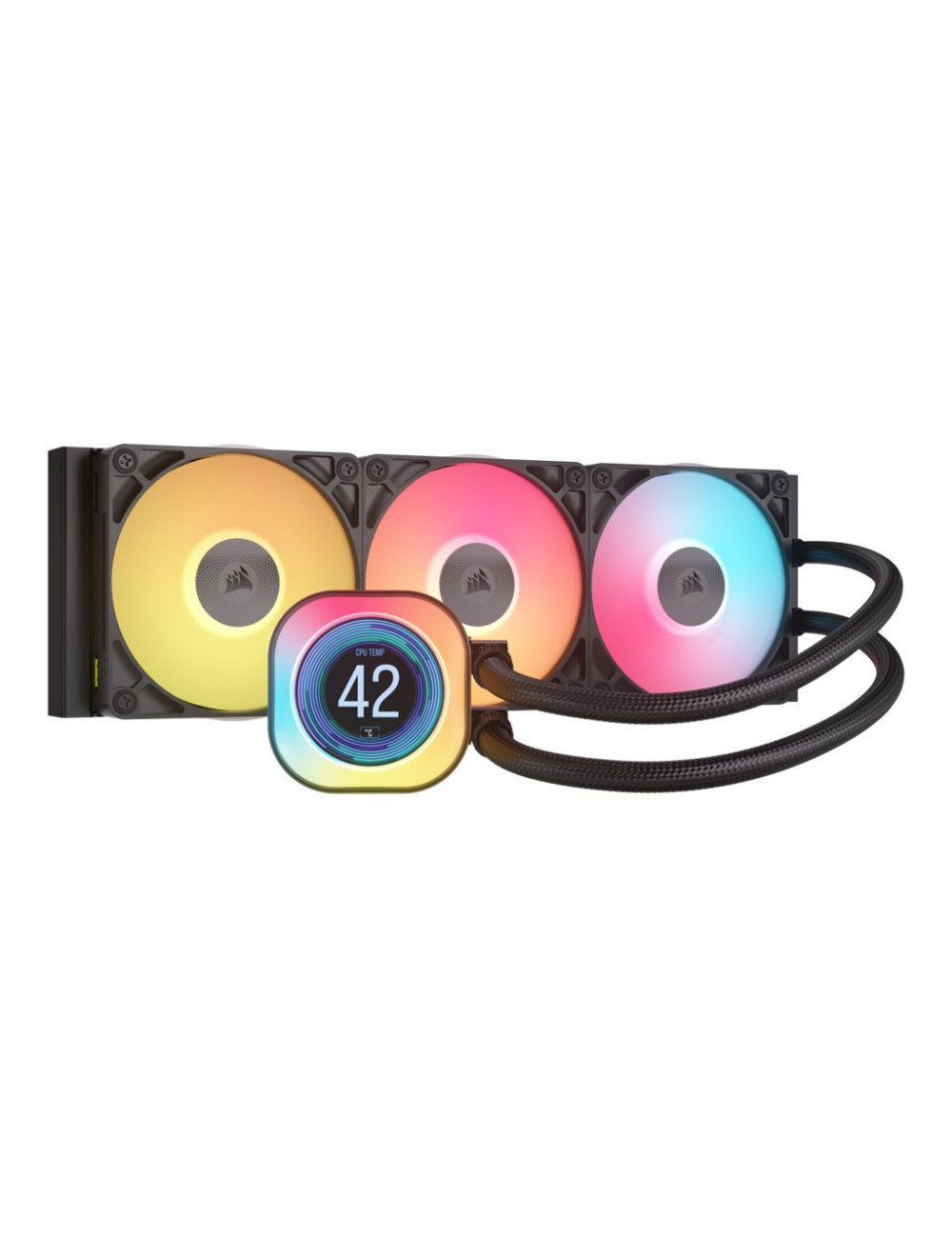 Corsair | Liquid CPU Cooler | iCUE LINK TITAN 360 RX LCD | Intel, AMD