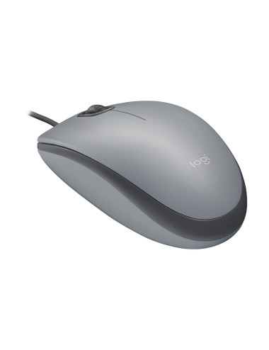 MOUSE USB OPTICAL M110 SILENT/MID GRAY 910-006760 LOGITECH