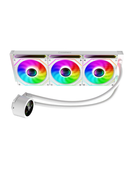 Gamemax CPU Liquid Cooler | ICEBURG 360 DIGITAL WH | White