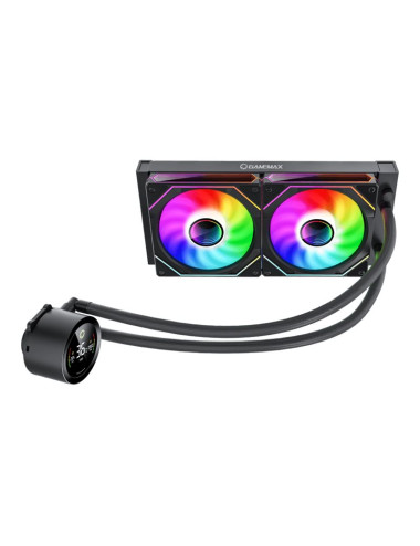 Gamemax CPU Liquid Cooler | ICEBURG 240 DIGITAL BK | Black