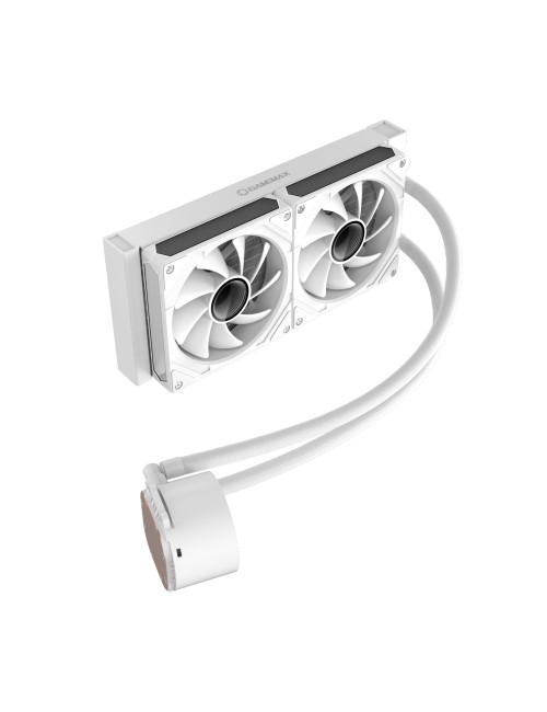 Gamemax CPU Liquid Cooler | ICEBURG 240 DIGITAL WH | White