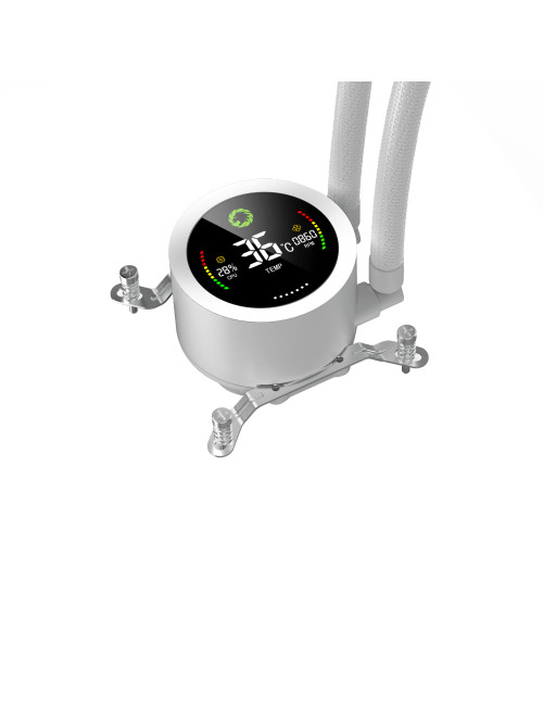 Gamemax CPU Liquid Cooler | ICEBURG 240 DIGITAL WH | White
