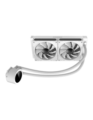 Gamemax CPU Liquid Cooler | ICEBURG 240 DIGITAL WH | White
