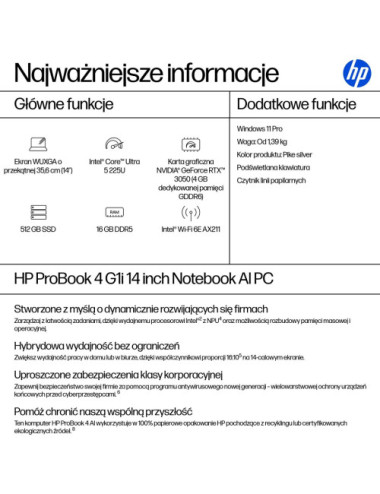 Notebook HP ProBook 4 G1i...