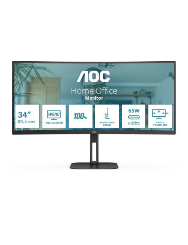 AOC V5 CU34V5C/BK LED...