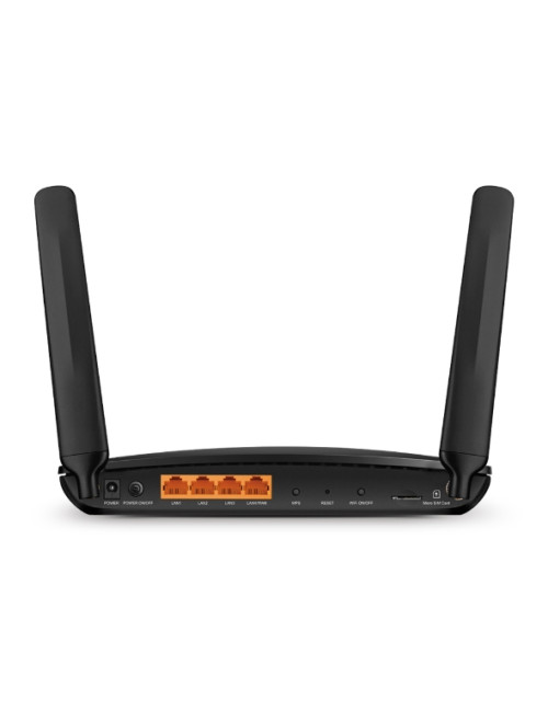 TP-LINK 4G+ LTE Router Archer MR600 802.11ac, 300+867 Mbit/s, 10/100/1000 Mbit/s, Ethernet LAN (RJ-45) ports 3, 4G, Antenna type