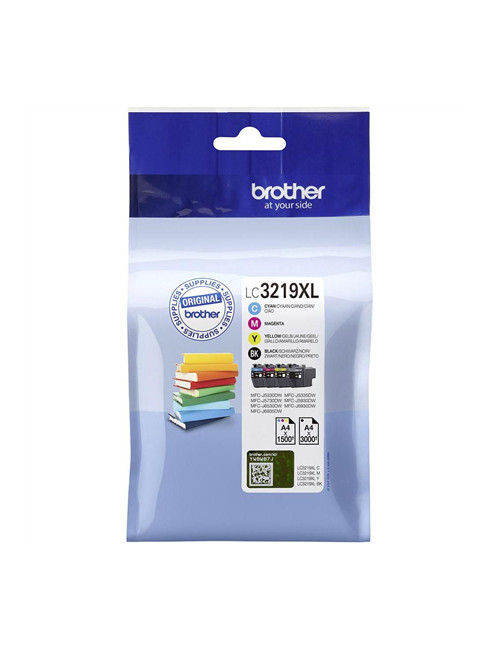 Brother LC3219XLVALDR Ink cartridges, Black, Cyan, Magenta, Yellow