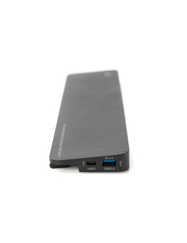 Digitus Universal Notebook Docking Station DA-70868 USB-C 3x video, 3x USB 3.0, 2x USB-C, 2x USB 2.0, RJ45