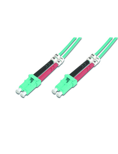 Digitus FO Patch Cord, Duplex, LC to LC MM OM3 50/125 , 2 m