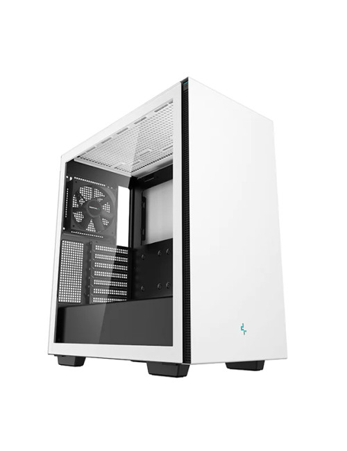 Deepcool MID TOWER CASE CH510 Side window, White, Mid-Tower, Power supply included No