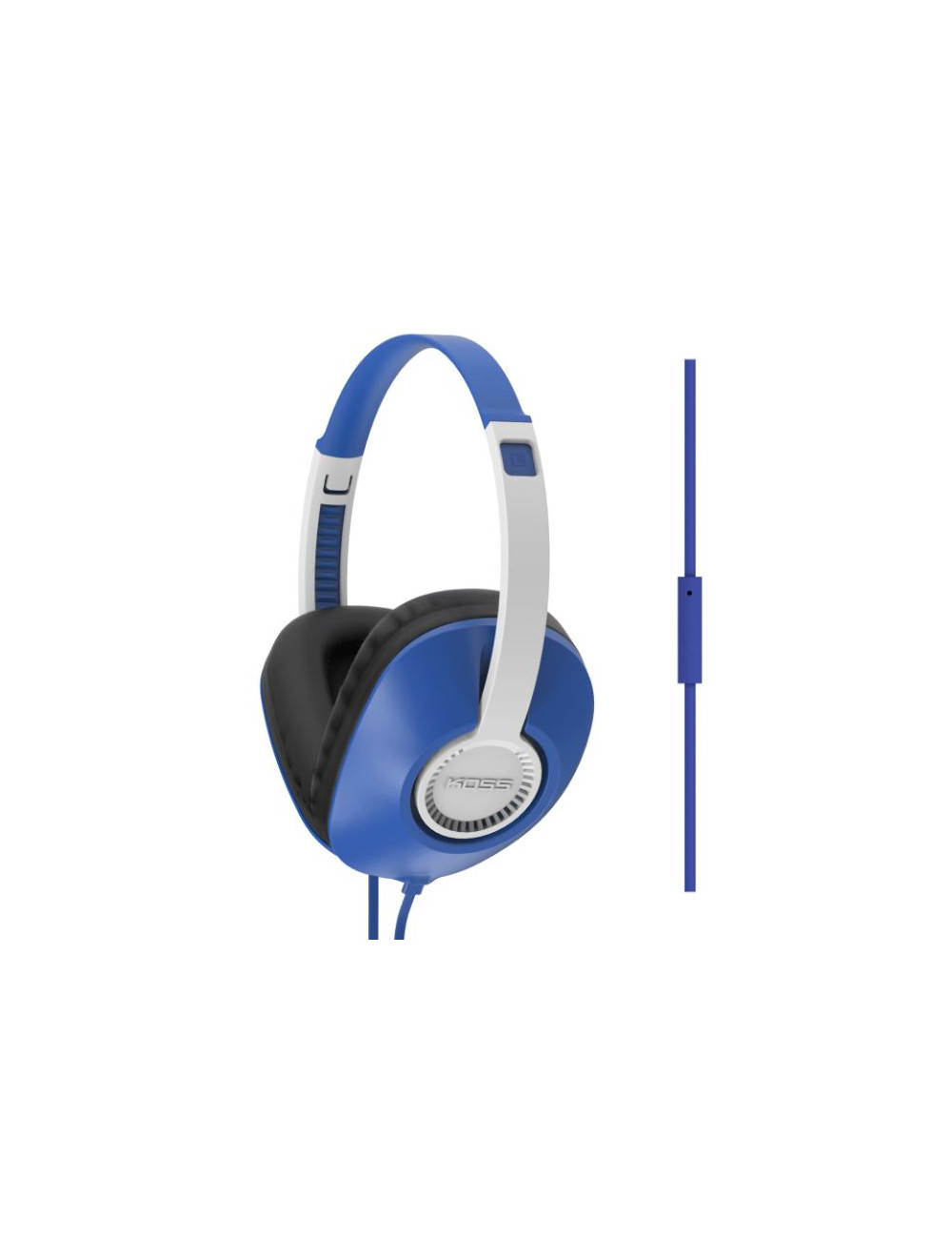 Koss Headphones UR23iB Wired, On-Ear, Microphone, 3.5 mm, Blue