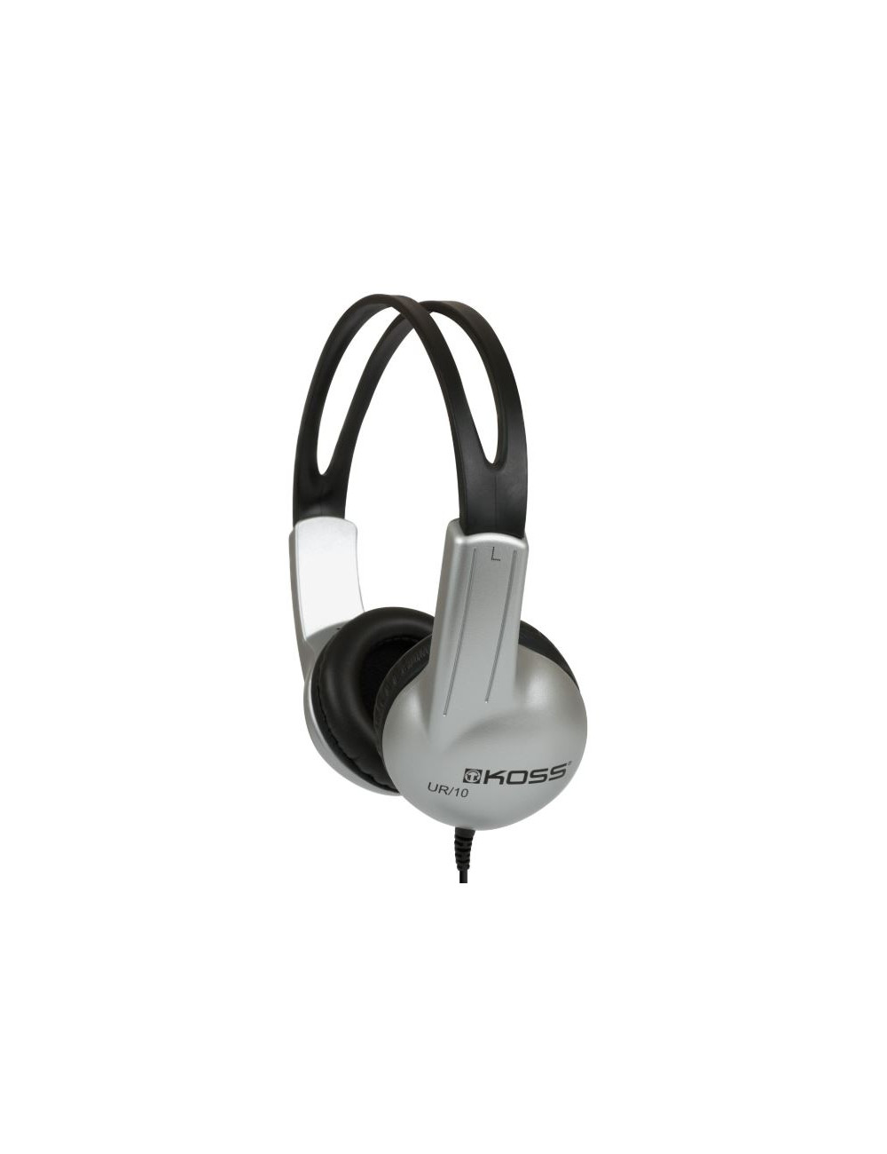Koss Headphones UR10 Wired, On-Ear, 3.5 mm, Silver/Black