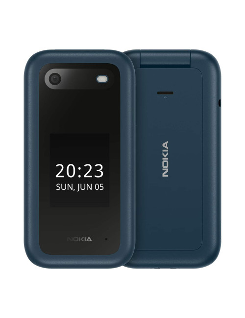 Nokia 2660 Flip Blue, 2.8 ", TFT LCD, 240 x 320, Unisoc, T107, Internal RAM 0.048 GB, 0.128 GB, microSDHC, Dual SIM, Main camera