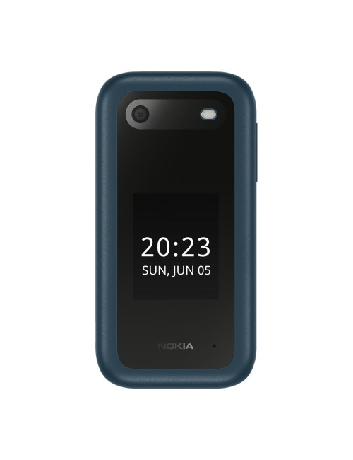 Nokia 2660 Flip Blue, 2.8 ", TFT LCD, 240 x 320, Unisoc, T107, Internal RAM 0.048 GB, 0.128 GB, microSDHC, Dual SIM, Main camera