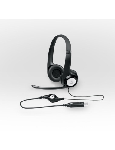Logitech Computer headset H390 Built-in microphone, USB Type-A, Black