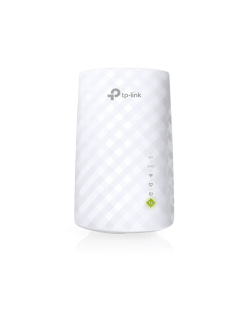 TP-LINK Extender RE200 802.11ac, 2.4GHz/5GHz, 300+433 Mbit/s, 10/100 Mbit/s, Ethernet LAN (RJ-45) ports 1, Antenna type 3xIntern