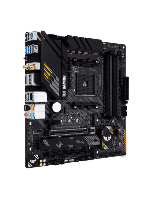 Asus TUF GAMING B550M-PLUS WIFI II Processor family AMD, Processor socket AM4, DDR4, Memory slots 4, Chipset B550, microATX