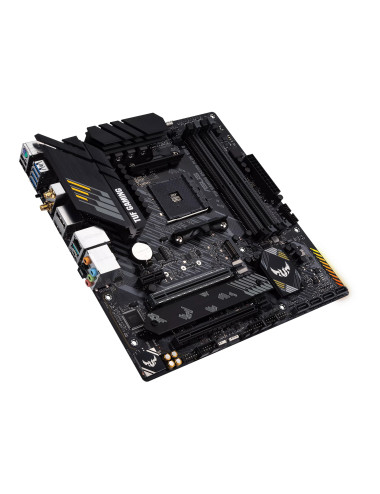 Asus TUF GAMING B550M-PLUS WIFI II Processor family AMD, Processor socket AM4, DDR4, Memory slots 4, Chipset B550, microATX