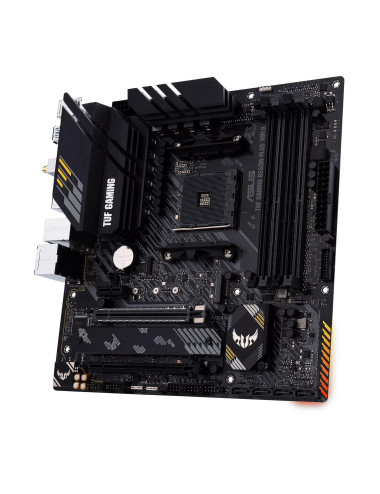 Asus TUF GAMING B550M-PLUS WIFI II Processor family AMD, Processor socket AM4, DDR4, Memory slots 4, Chipset B550, microATX