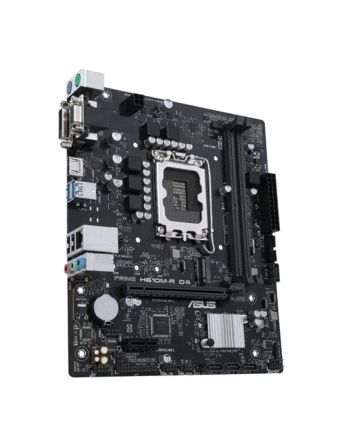 Asus PRIME H610M-R D4-SI Processor family Intel, Processor socket LGA 1700, DDR4 DIMM, Memory slots 2, Supported hard disk drive