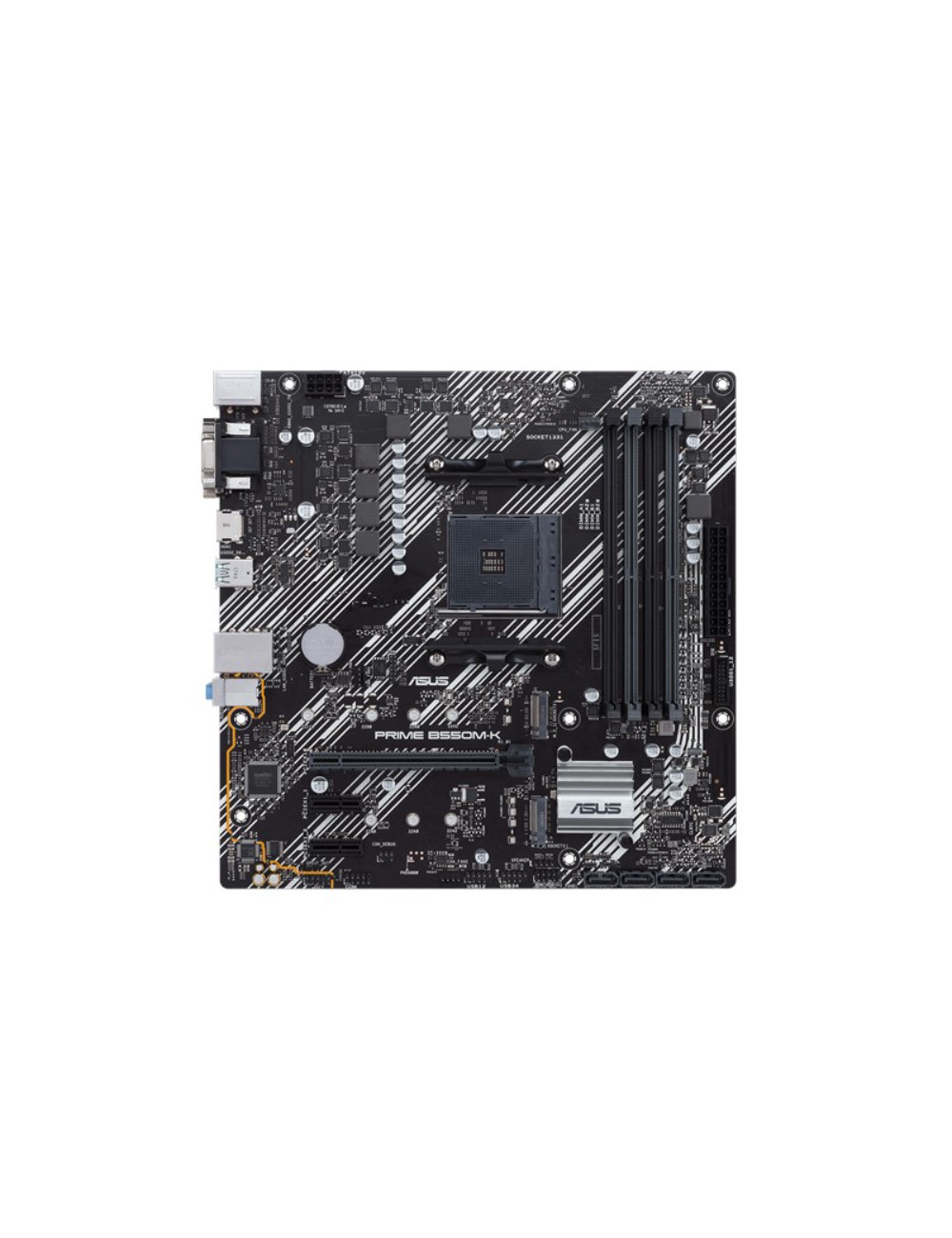 Asus PRIME B550M-K Memory slots 4, Processor family AMD, Micro ATX, DDR4, Processor socket AM4, Chipset AMD B