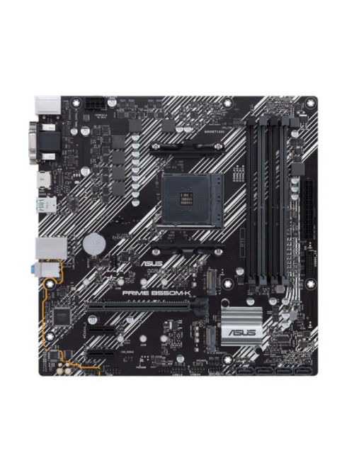 Asus PRIME B550M-K Memory slots 4, Processor family AMD, Micro ATX, DDR4, Processor socket AM4, Chipset AMD B