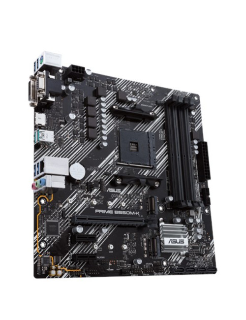 Asus PRIME B550M-K Memory slots 4, Processor family AMD, Micro ATX, DDR4, Processor socket AM4, Chipset AMD B