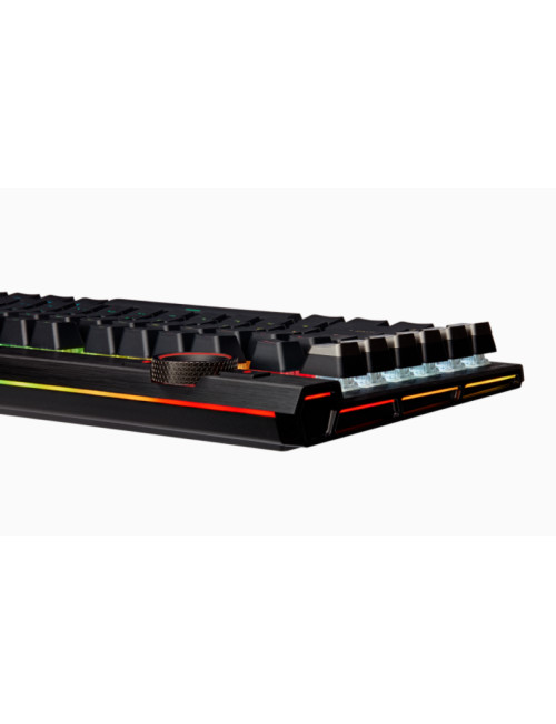 Corsair K100 RGB Optical Mechanical Gaming Keyboard, US, Wired, Black/Red