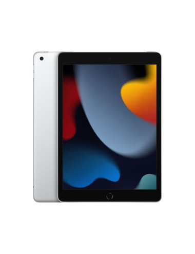 Apple iPad 10.2" 9th Gen Silver, Retina IPS LCD, A13 Bionic, 3 GB, 256 GB, 4G, Wi-Fi, 12 MP, 8 MP, Bluetooth, 4.2, iPadOS, 15, 1