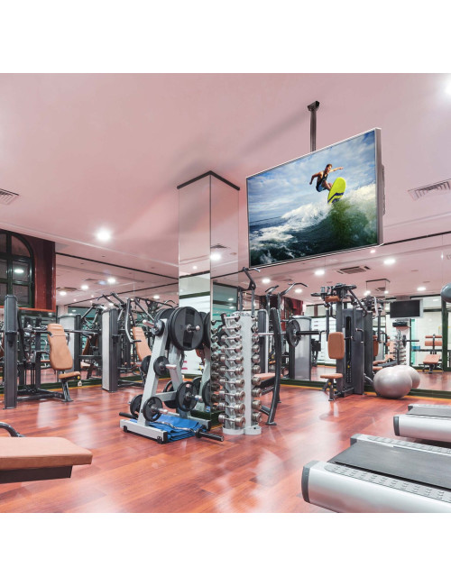 EDBAK Ceiling Mount With Height Adjustment Ceiling mount, CMS21, 40-75 ", Maximum weight (capacity) 60 kg, Black