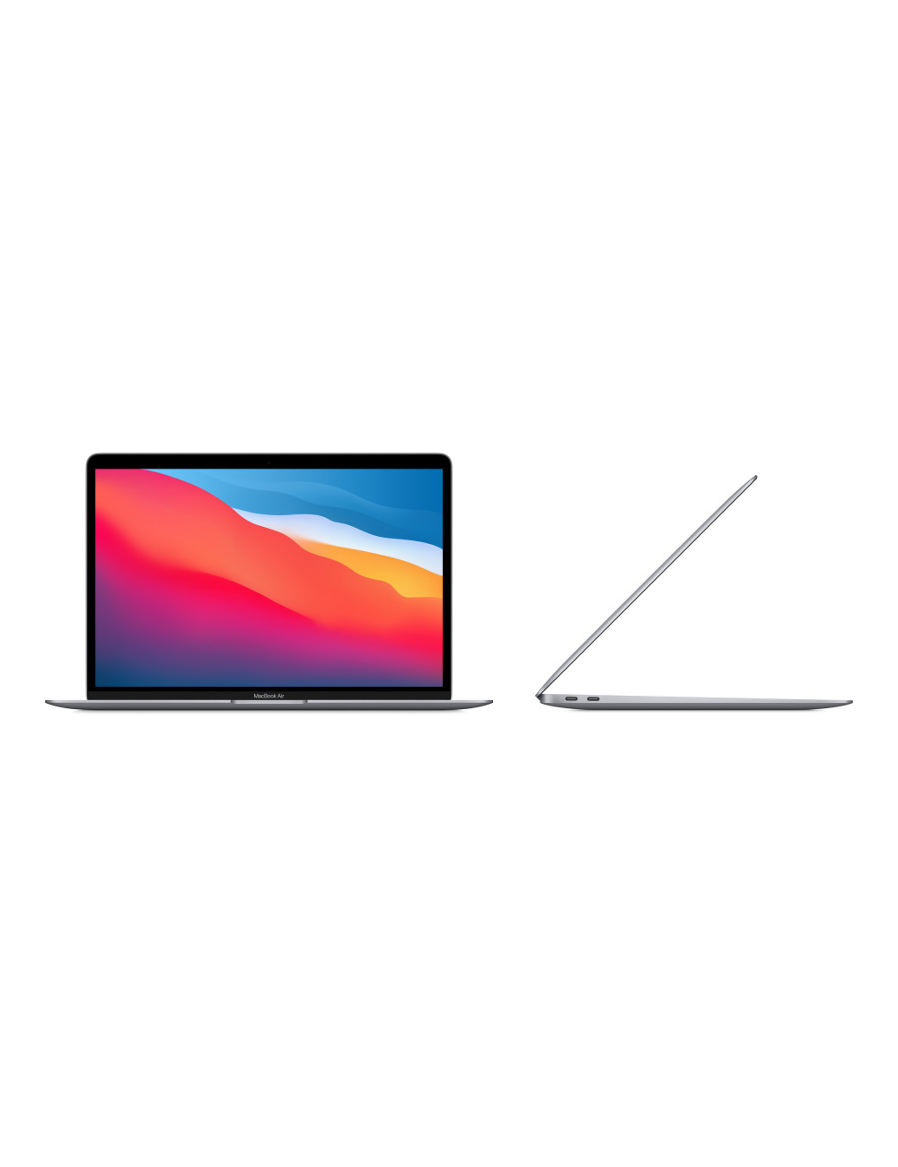 Apple MacBook Air Space Grey, 13.3 ", IPS, 2560 x 1600, Apple M1, 8 GB, SSD 256 GB, Apple M1 7-core GPU, Without ODD, macOS, 802