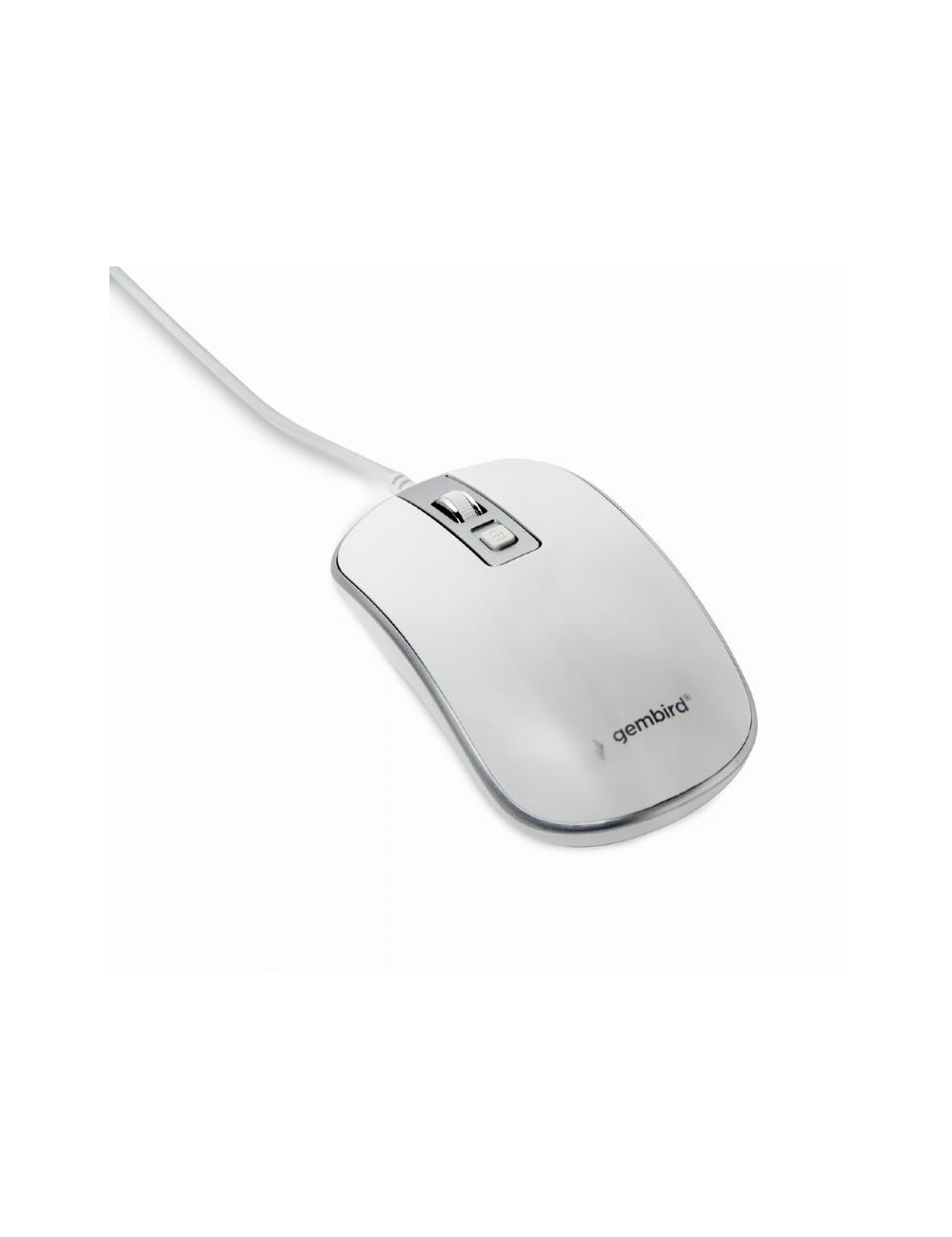 MOUSE USB OPTICAL WHITE/SILVER/MUS-4B-06-WS GEMBIRD