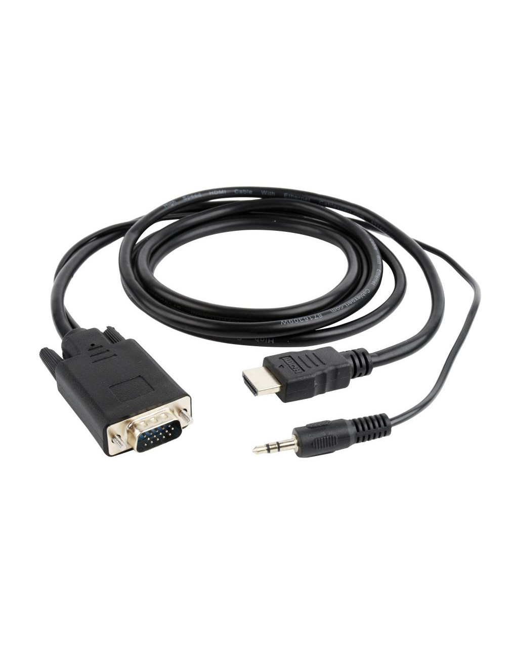 CABLE HDMI-VGA +3.5MM/3M A-HDMI-VGA-03-10 GEMBIRD