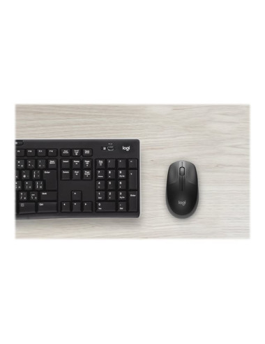 Logitech Full size Mouse M190 Wireless, Charcoal, USB