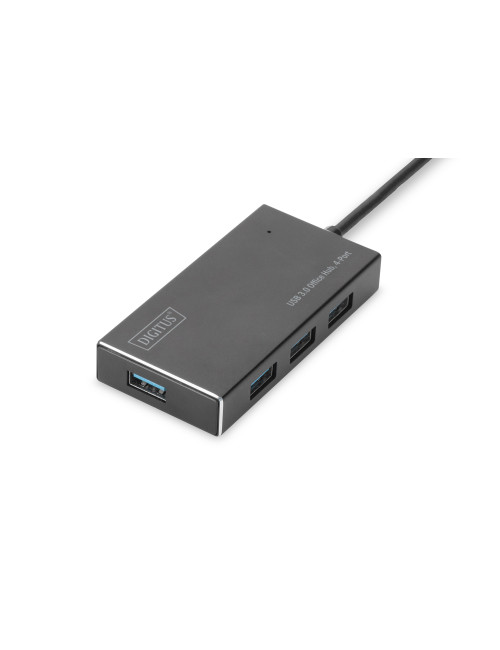 Digitus USB 3.0 Hub, 4-port Incl. 5V/2A power supply DA-70240-1