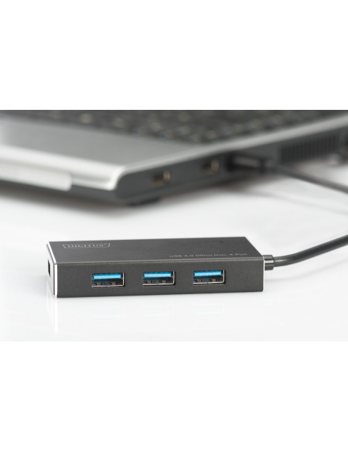 Digitus USB 3.0 Hub, 4-port Incl. 5V/2A power supply DA-70240-1