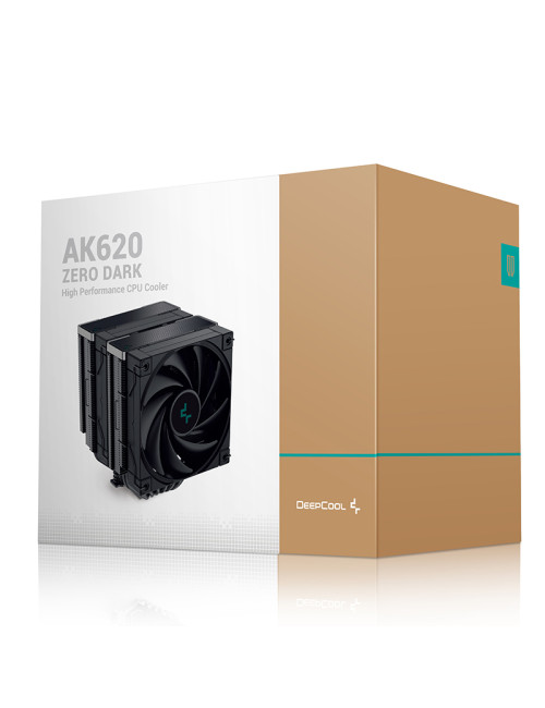 Deepcool AK620 Zero Dark, Intel, AMD, CPU Air Cooler