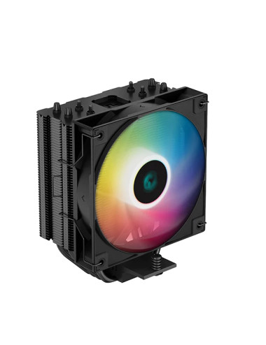 Deepcool CPU Cooler AG400 BK ARGB Black, Intel, AMD