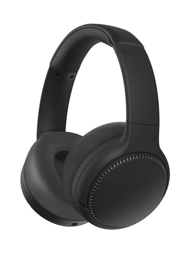 Panasonic Deep Bass Wireless Headphones RB-M500BE-K Over-ear, Microphone, Bass Reactor Detachable cable, Black