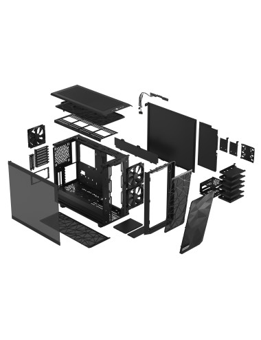 Fractal Design Meshify 2 Light Tempered Glass Black